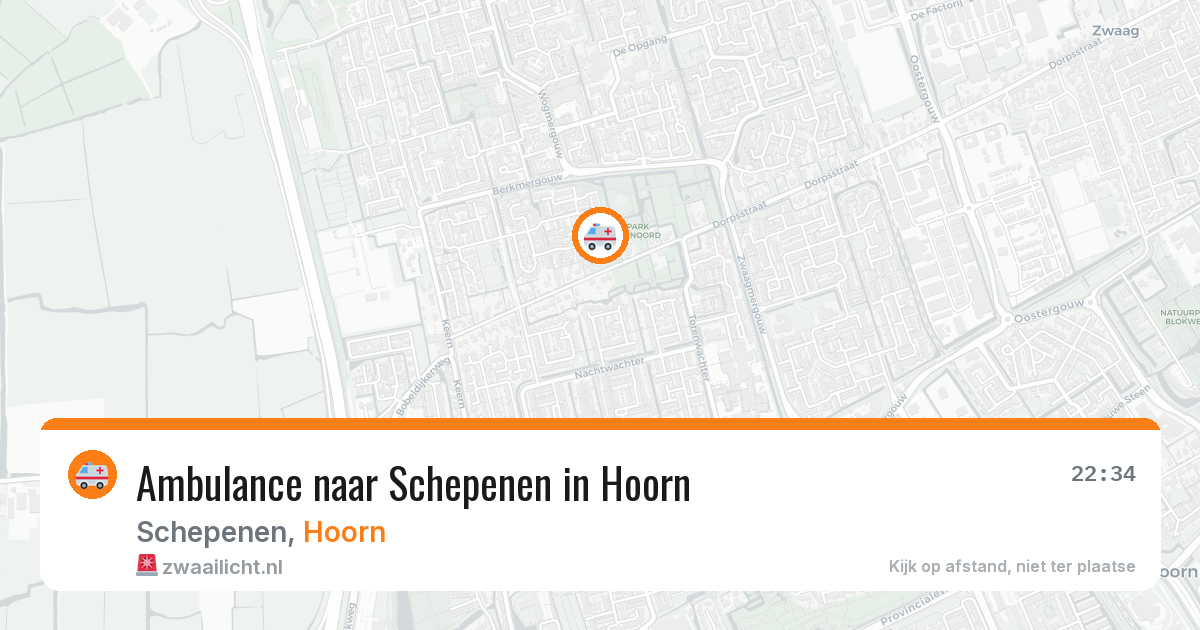 Ambulance naar Schepenen in Hoorn — 8 jul 2026