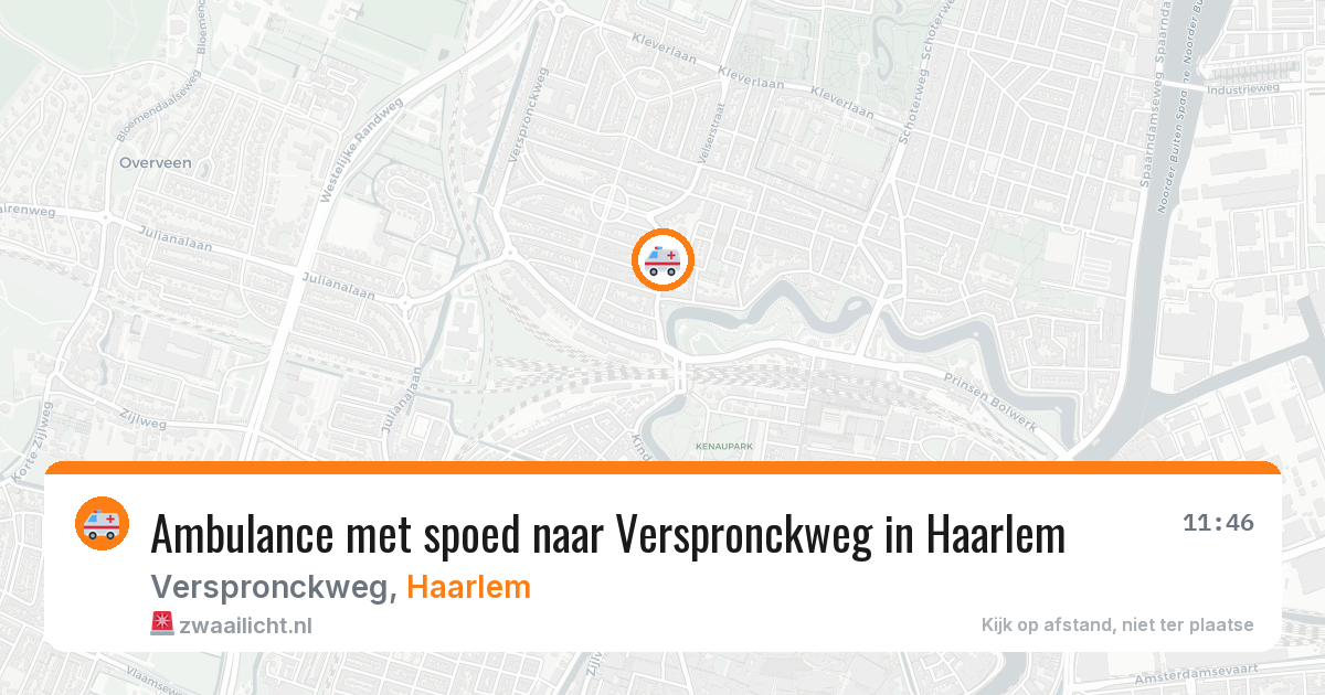 Ambulance met spoed naar Verspronckweg in Haarlem — 17 jan 2026