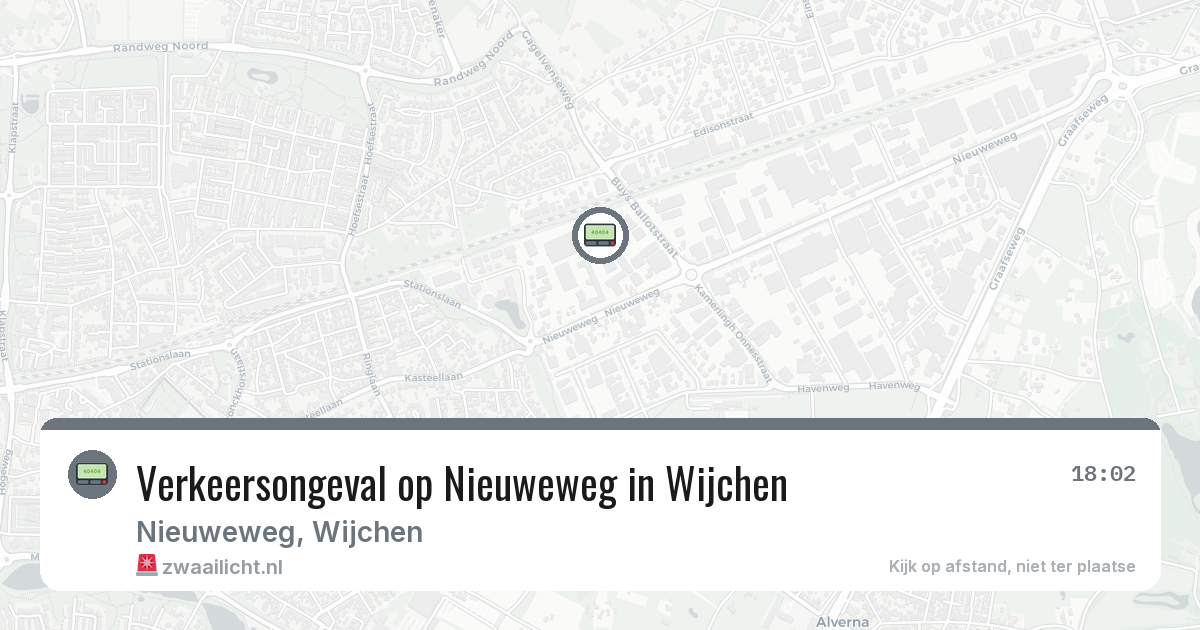 Verkeersongeval op Nieuweweg in Wijchen — 6 jul 2026
