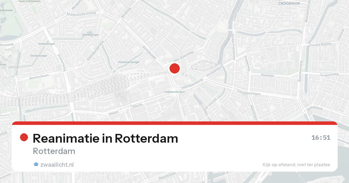 Reanimatie in Rotterdam — 15 apr 2026