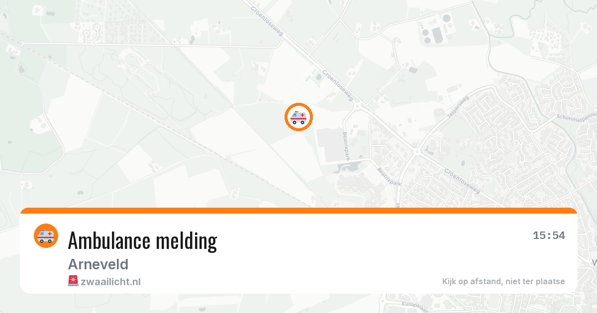 Ambulance melding — 12 jun 2026