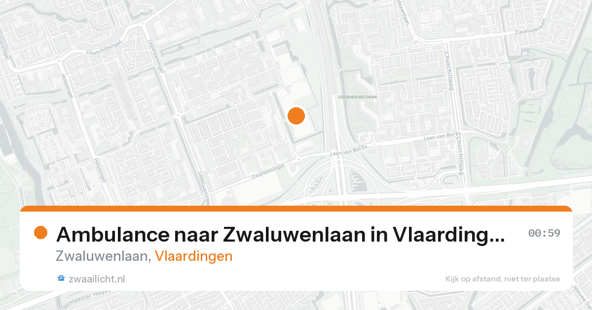 Ambulance naar Zwaluwenlaan in Vlaardingen — 7 feb 2026