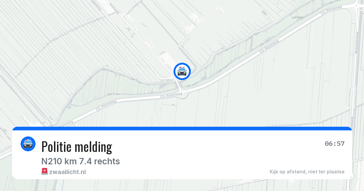 Politie melding — 11 jun 2026
