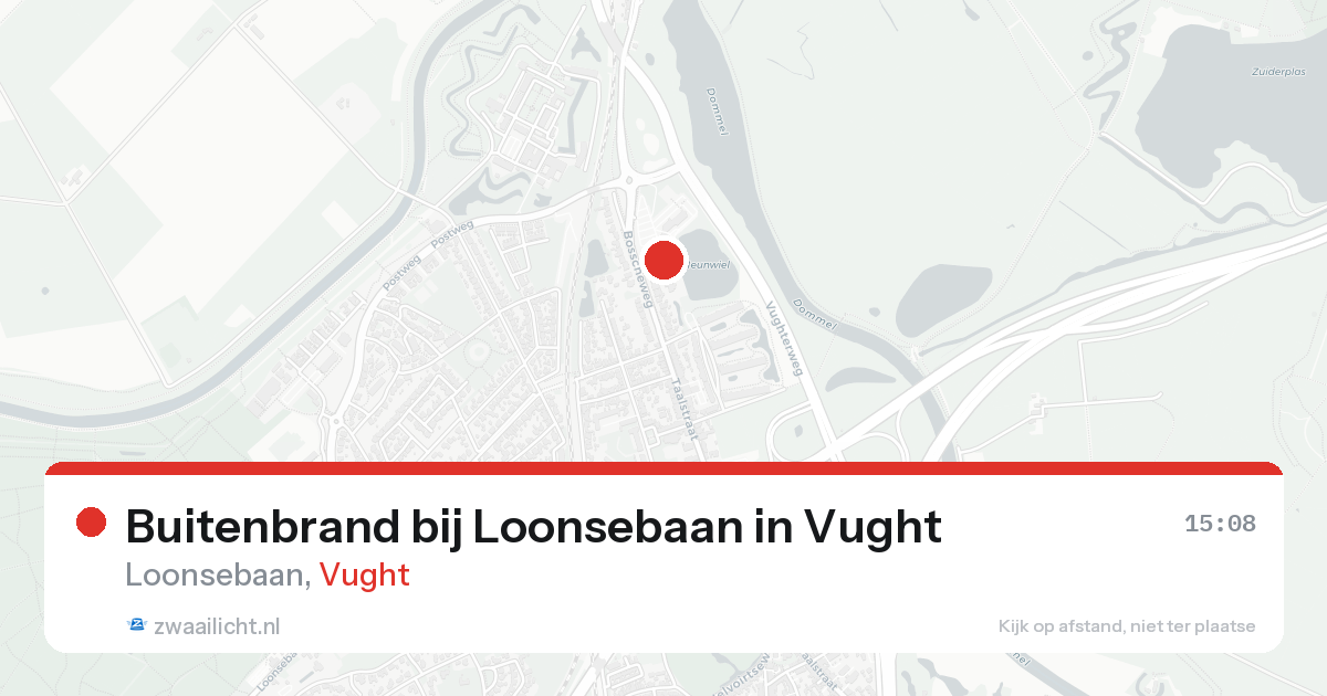 Buitenbrand bij Loonsebaan in Vught — 7 apr 2026