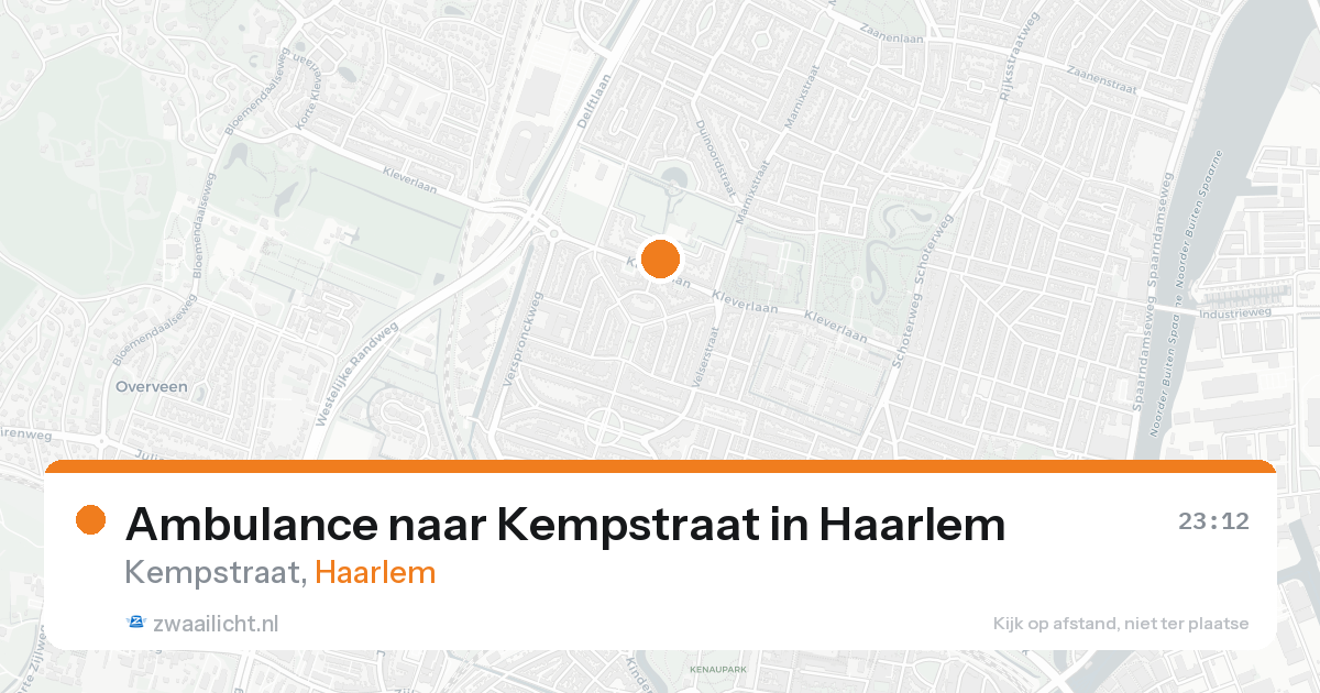 Ambulance naar Kempstraat in Haarlem — 30 jan 2026