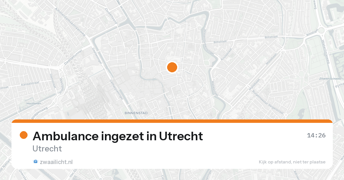Ambulance ingezet in Utrecht — 30 jan 2026