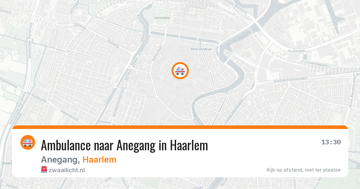 Ambulance naar Anegang in Haarlem — 27 apr 2026