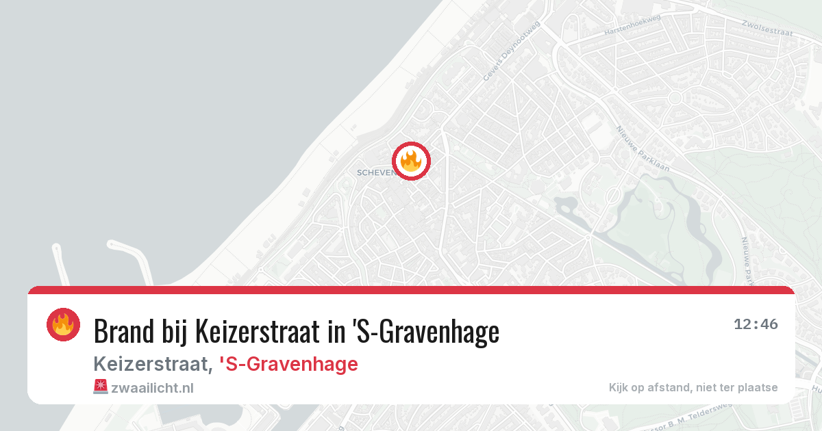 Brand bij Keizerstraat in 'S-Gravenhage — 11 jun 2026