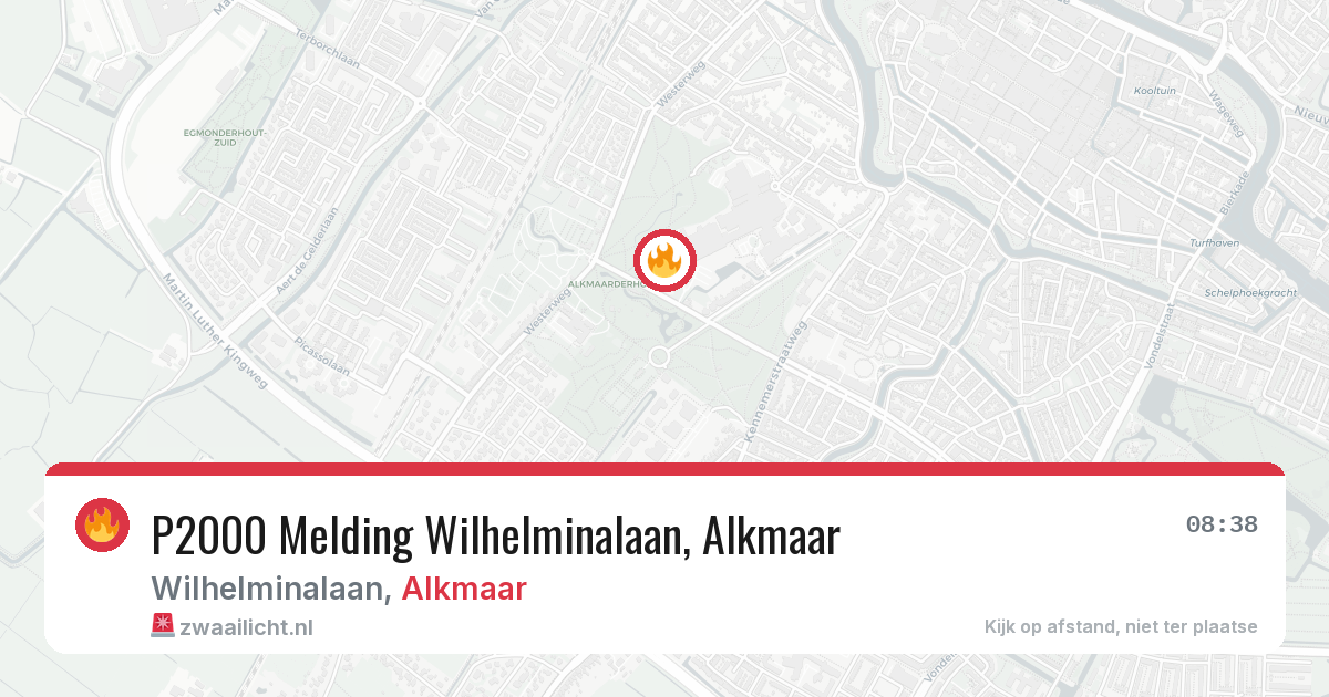 P2000 Melding Wilhelminalaan, Alkmaar — 23 jun 2026