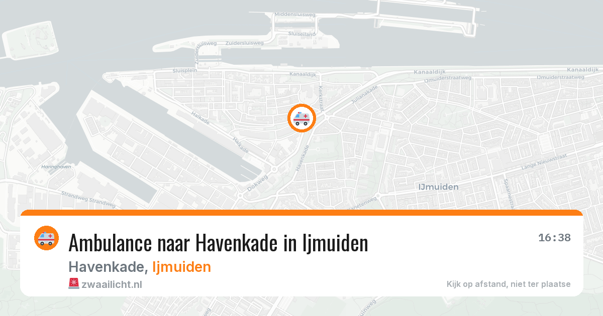 Ambulance naar Havenkade in Ijmuiden — 22 jun 2026