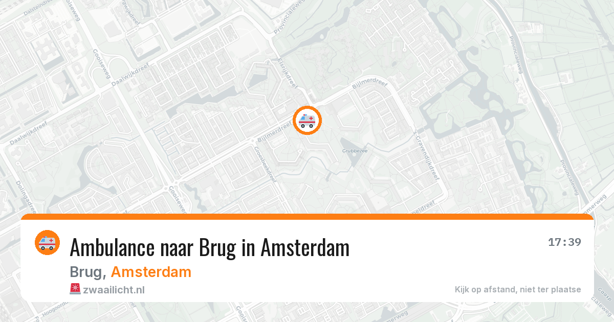 Ambulance naar Brug in Amsterdam — 4 apr 2026