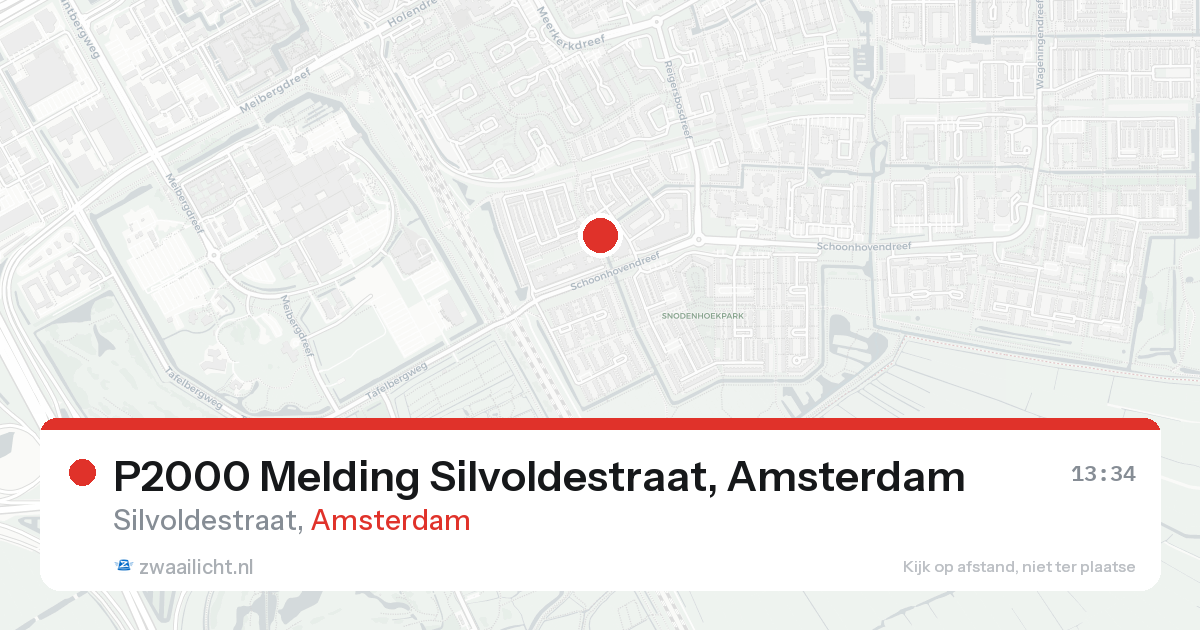P2000 Melding Silvoldestraat, Amsterdam — 7 feb 2026