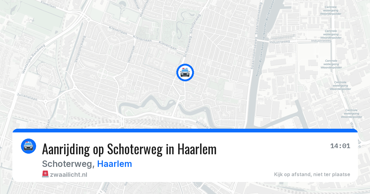 Aanrijding op Schoterweg in Haarlem — 6 jun 2026