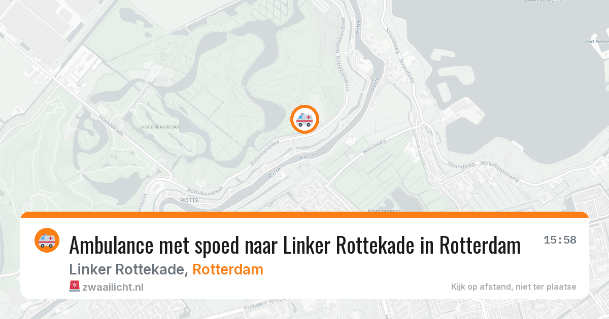 Ambulance met spoed naar Linker Rottekade in Rotterdam — 29 jan 2026