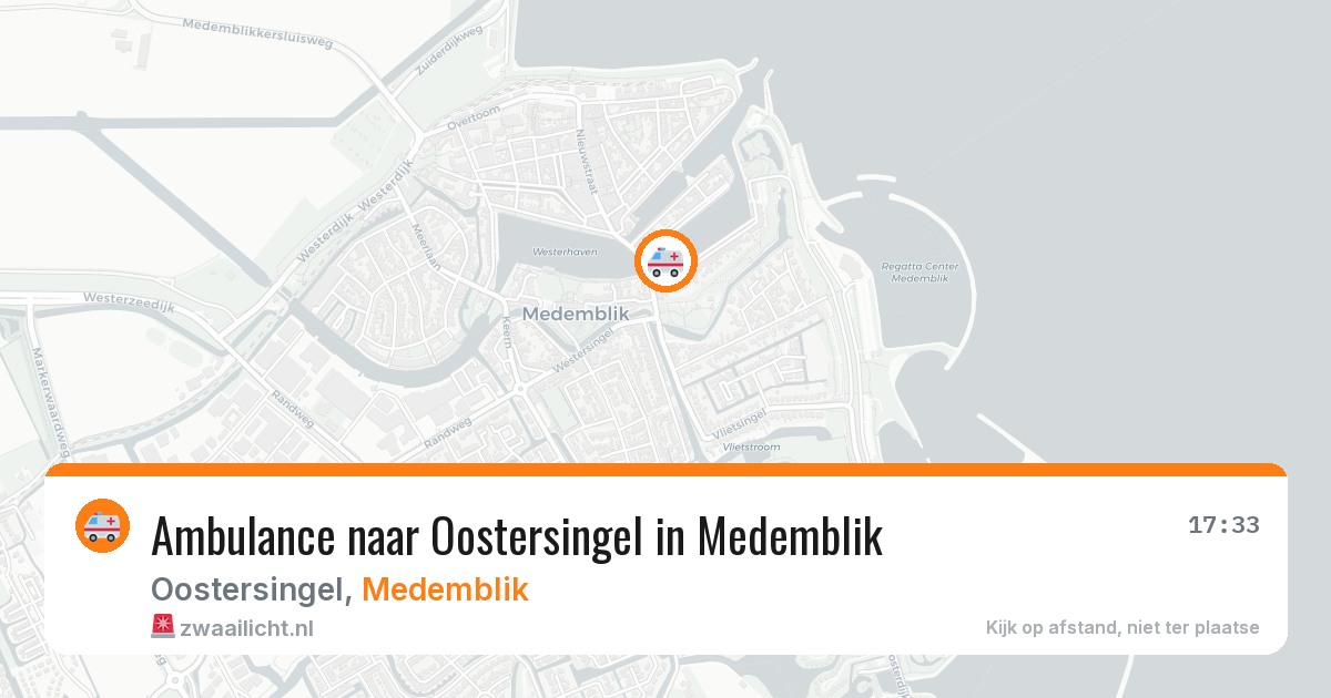 Ambulance naar Oostersingel in Medemblik — 30 jul 2026