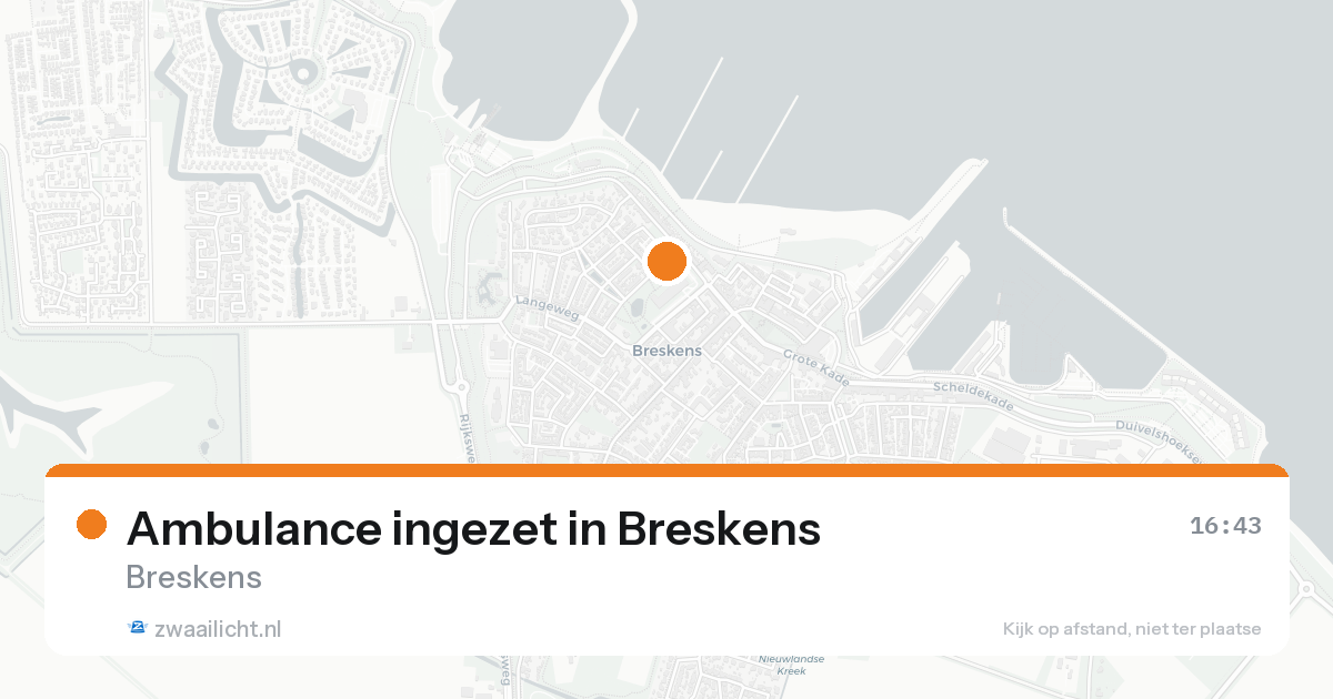 Ambulance ingezet in Breskens — 7 feb 2026