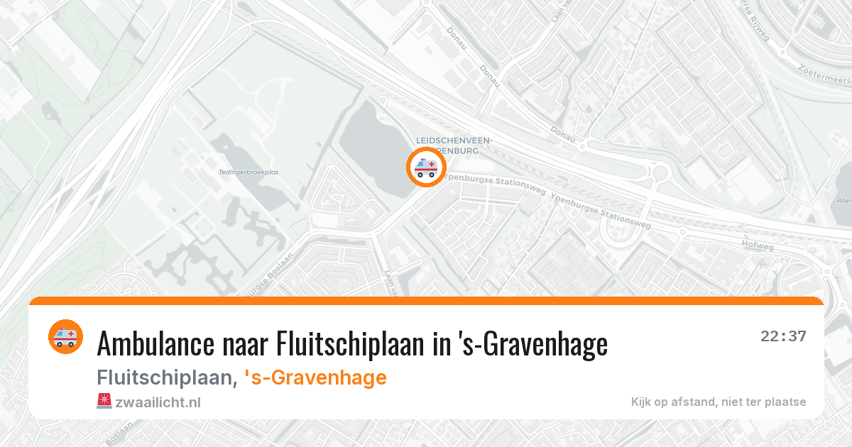 Ambulance naar Fluitschiplaan in 's-Gravenhage — 8 jun 2026