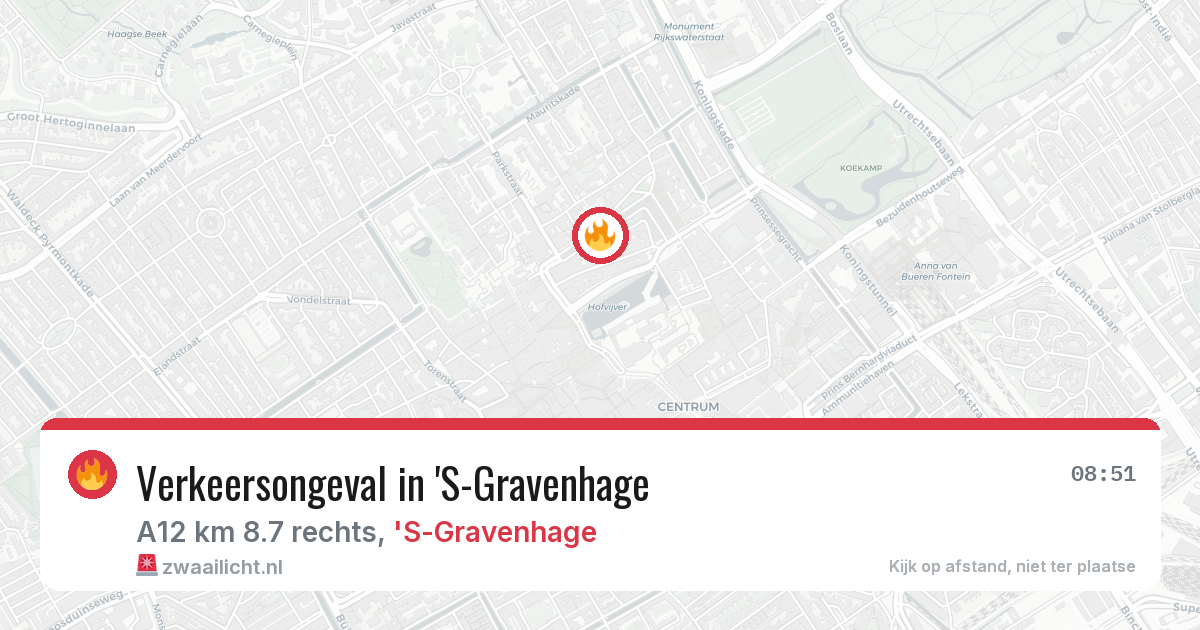 Verkeersongeval in 'S-Gravenhage — 10 aug 2026