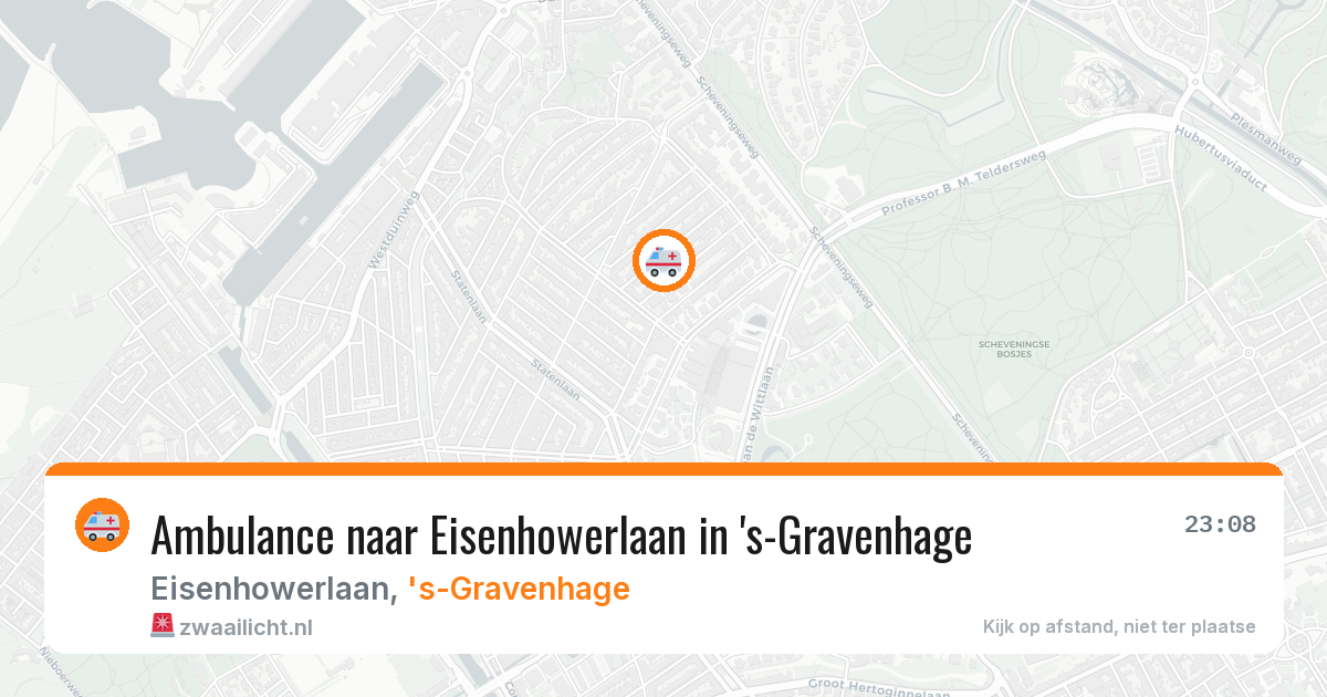 Ambulance naar Eisenhowerlaan in 's-Gravenhage — 5 mrt 2026