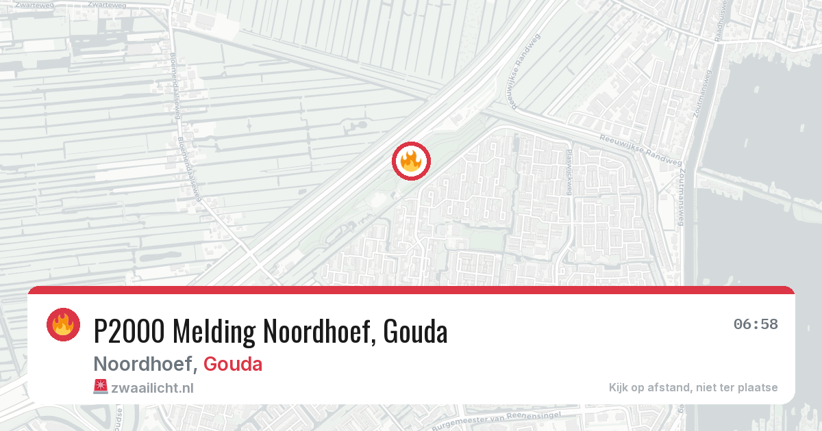 P2000 Melding Noordhoef, Gouda — 6 feb 2026