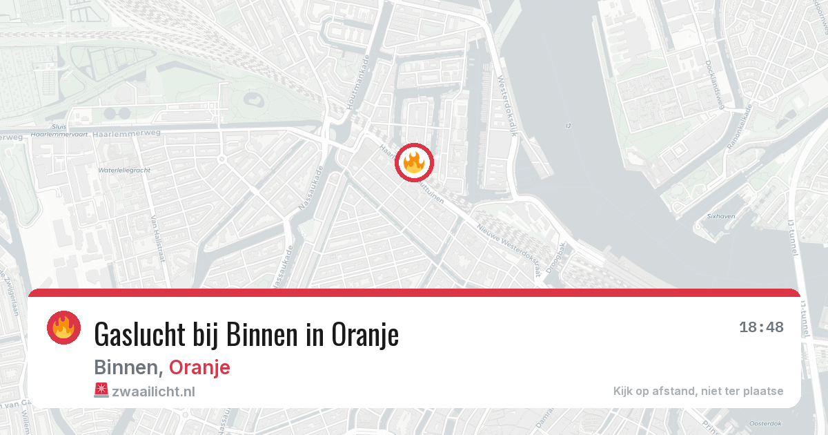 Gaslucht bij Binnen in Oranje — 18 jul 2026