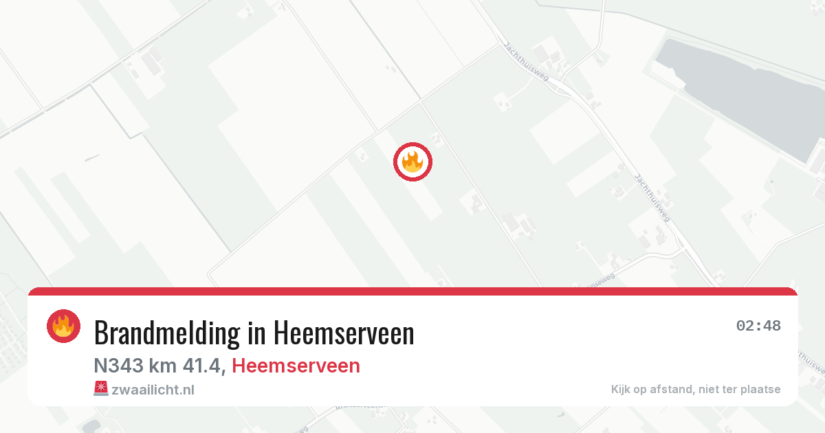 Brandmelding in Heemserveen — 16 mei 2026