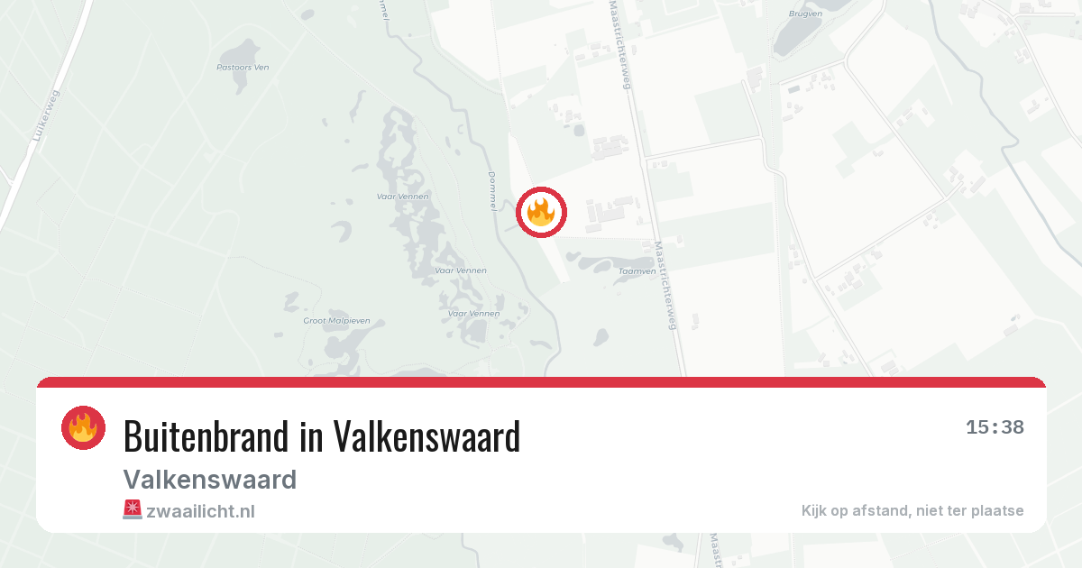 Buitenbrand in Valkenswaard — 15 apr 2026