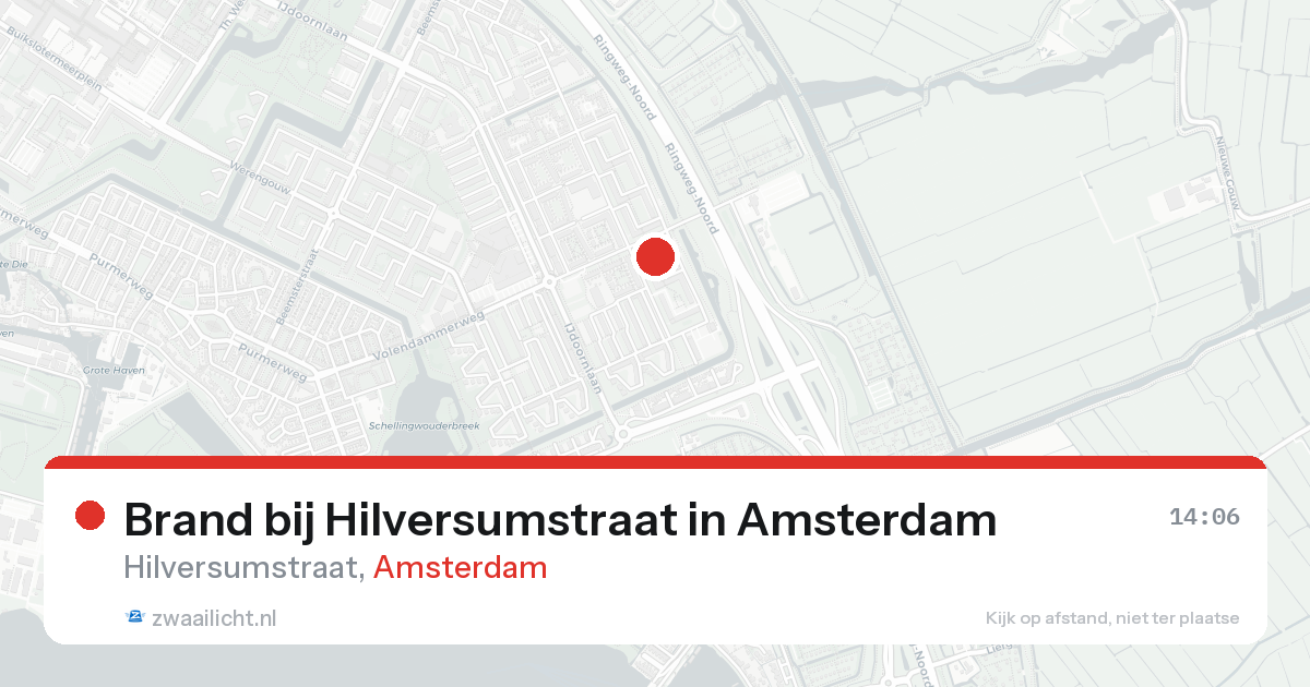 Brand bij Hilversumstraat in Amsterdam — 25 jul 2026
