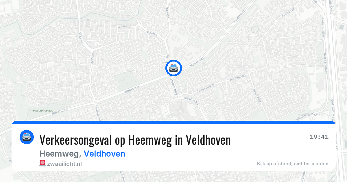 Verkeersongeval op Heemweg in Veldhoven — 5 mei 2026