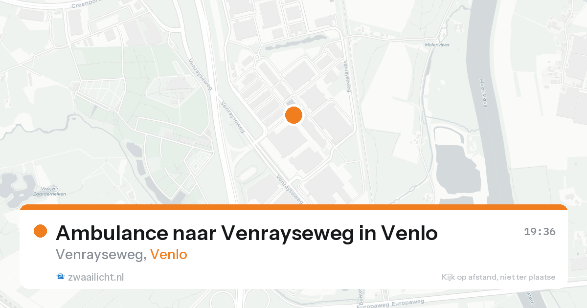 Ambulance naar Venrayseweg in Venlo — 22 aug 2026
