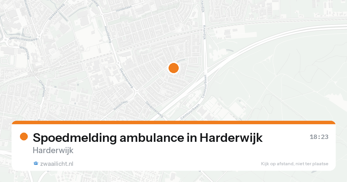 Spoedmelding ambulance in Harderwijk — 7 feb 2026