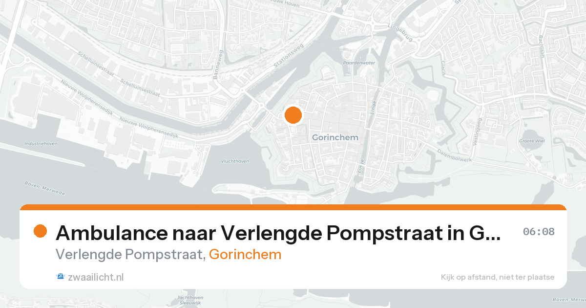 Ambulance naar Verlengde Pompstraat in Gorinchem — 31 jan 2026