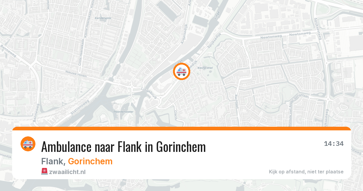 Ambulance naar Flank in Gorinchem — 30 apr 2026