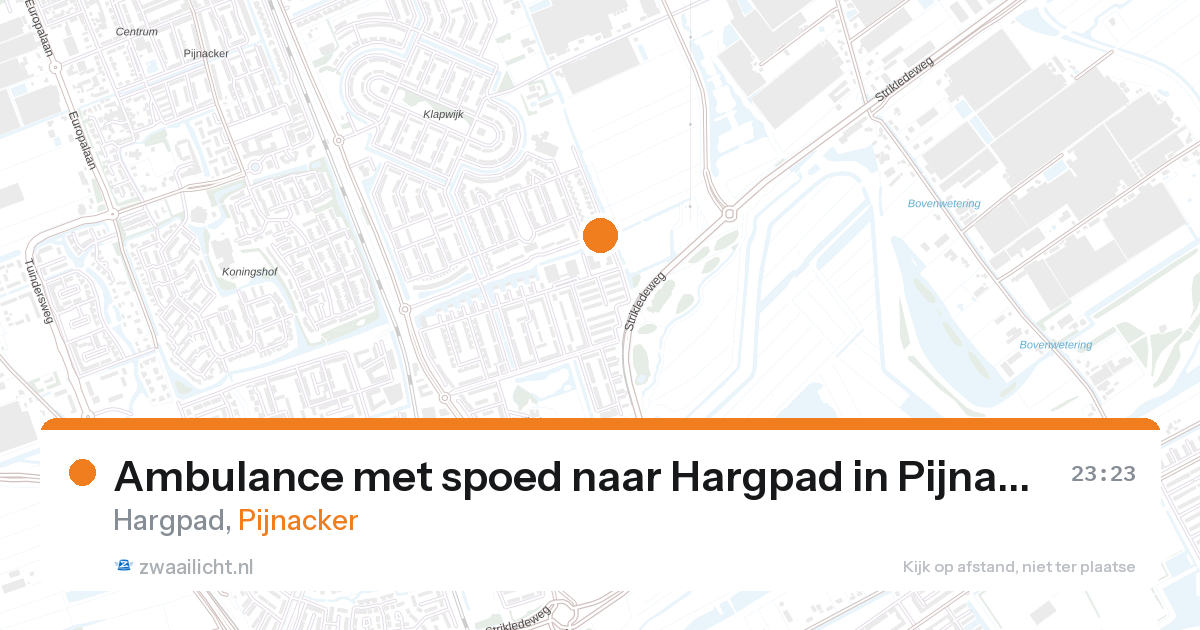 Ambulance met spoed naar Hargpad in Pijnacker — 12 feb 2026