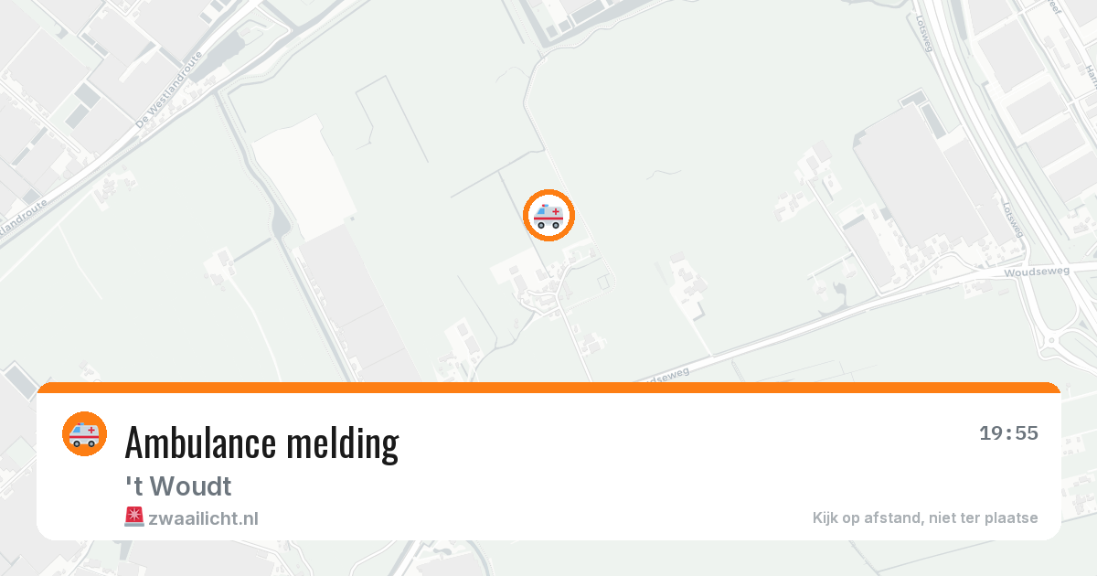 Ambulance melding — 26 mei 2026