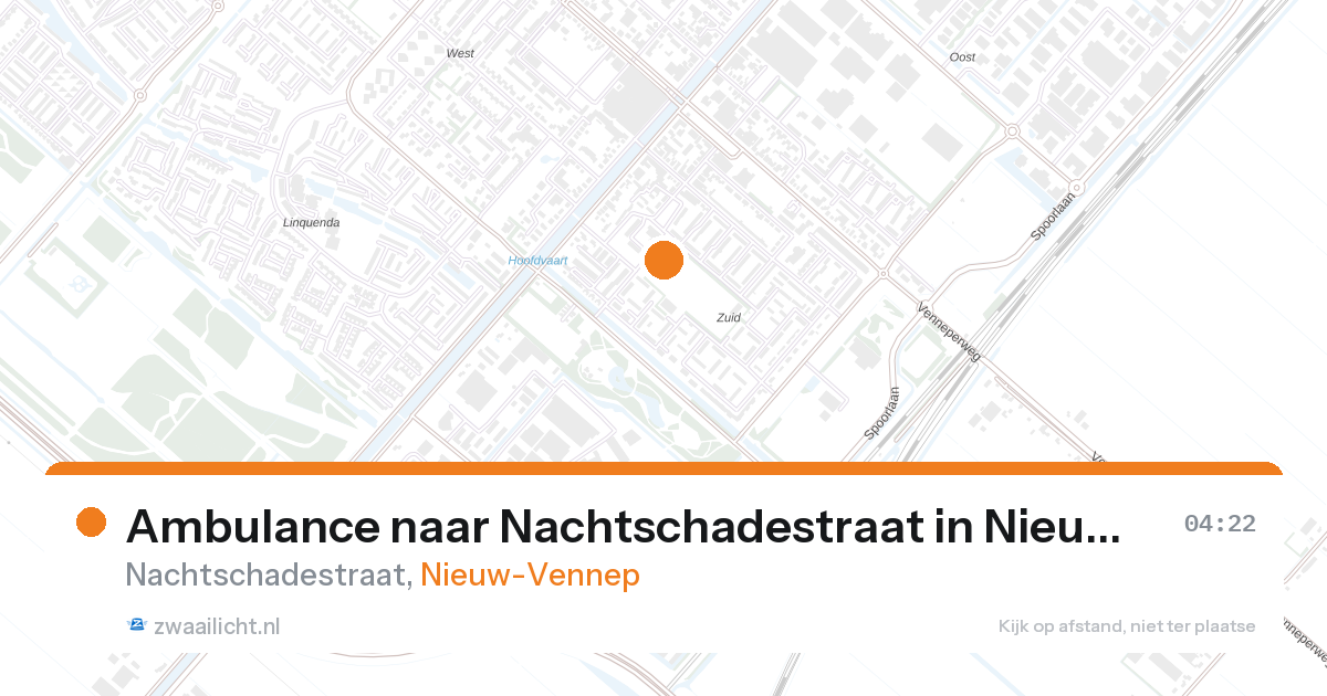 Ambulance naar Nachtschadestraat in Nieuw-Vennep — 7 feb 2026