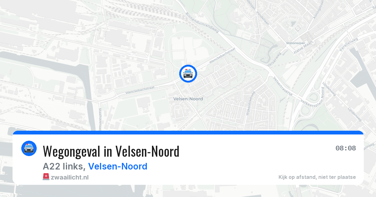 Wegongeval in Velsen-Noord — 6 mei 2026