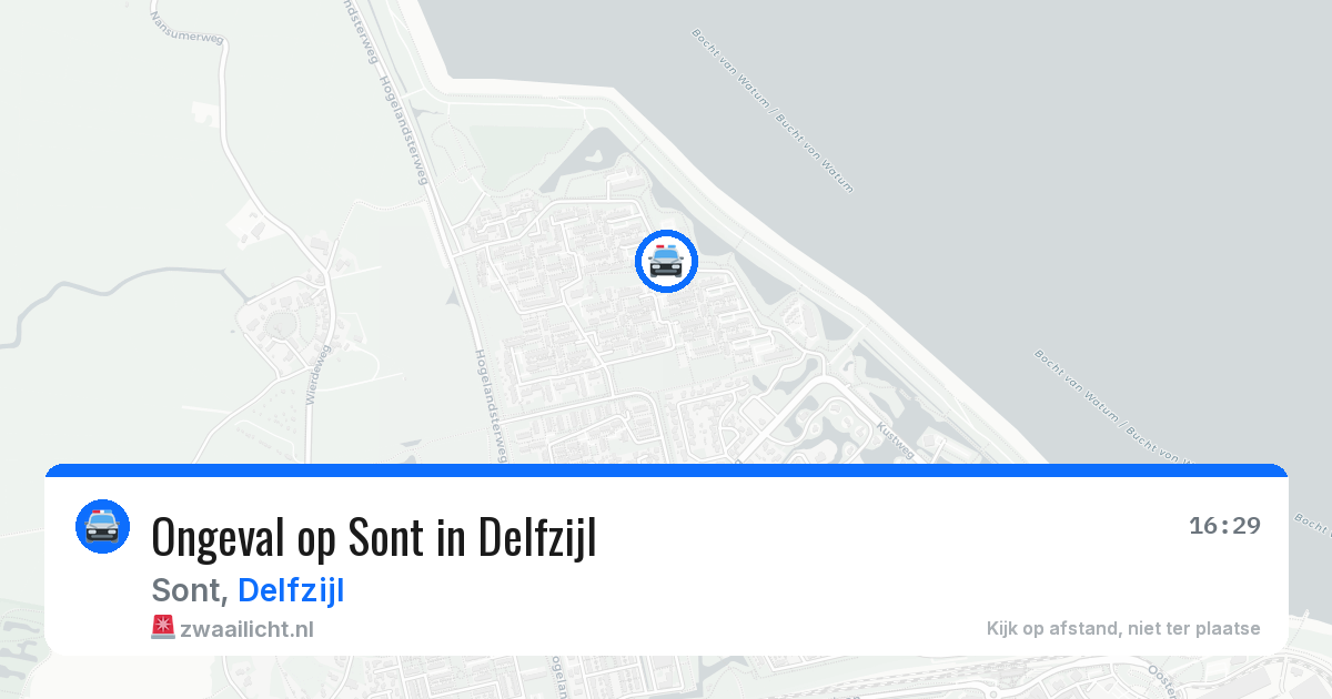 Ongeval op Sont in Delfzijl — 28 apr 2026