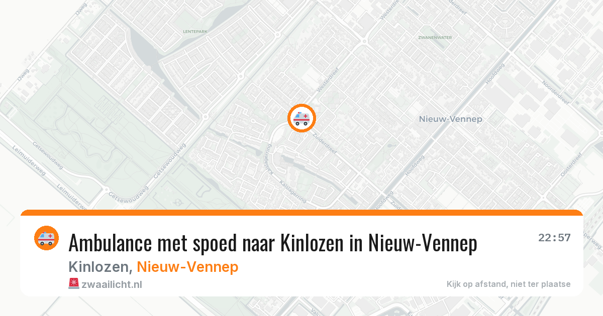 Ambulance met spoed naar Kinlozen in Nieuw-Vennep — 22 feb 2026