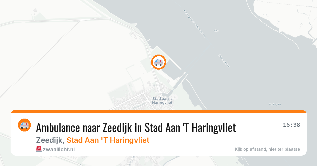 Ambulance naar Zeedijk in Stad Aan 'T Haringvliet — 11 jul 2026
