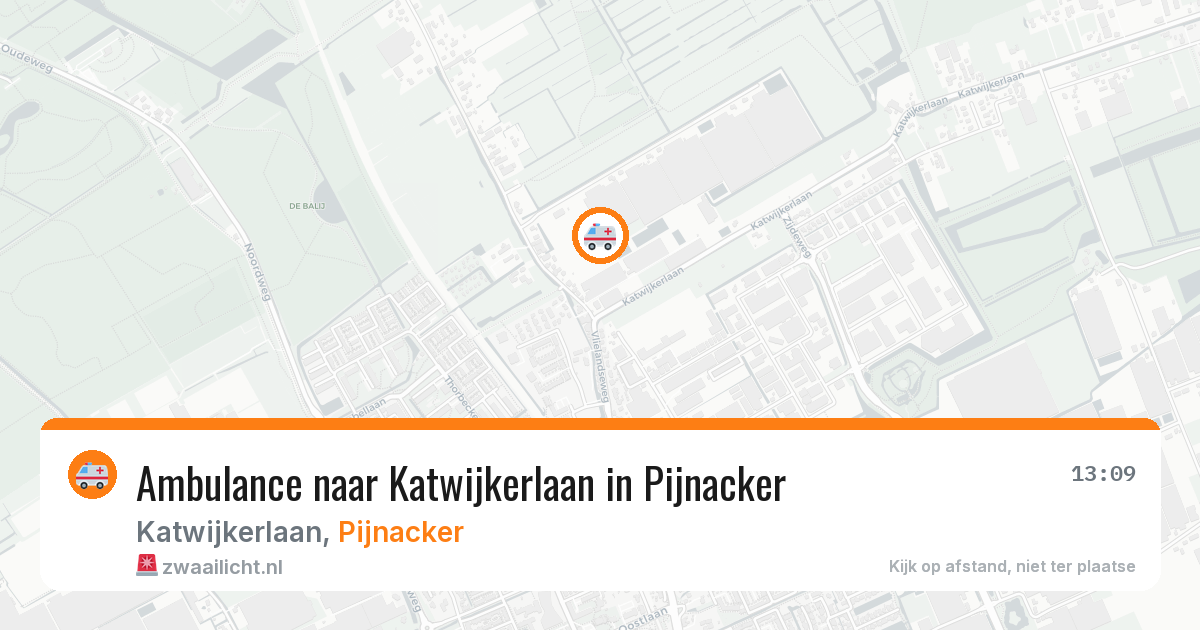 Ambulance naar Katwijkerlaan in Pijnacker — 23 mei 2026