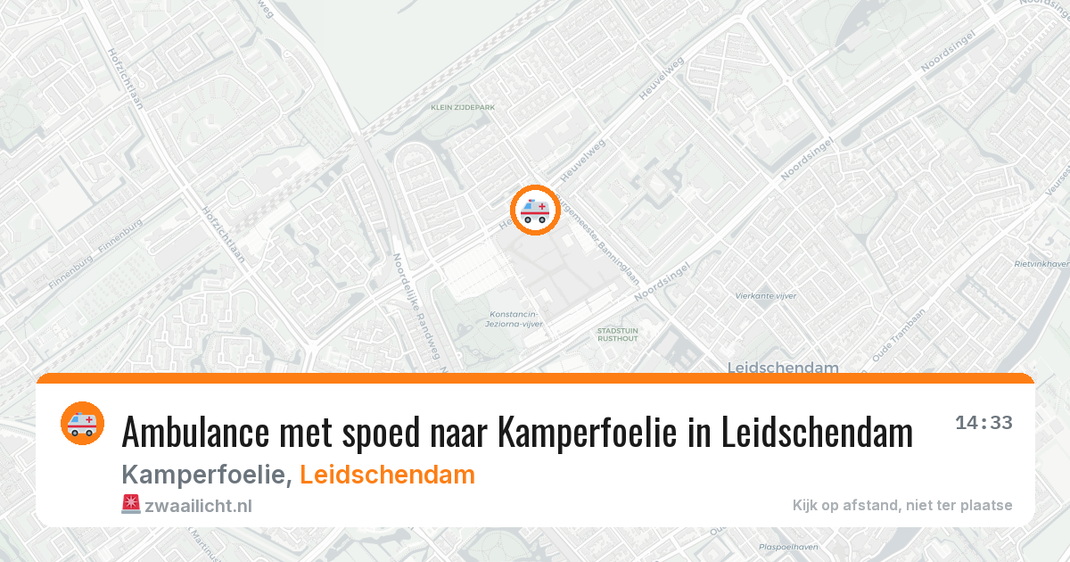Ambulance met spoed naar Kamperfoelie in Leidschendam — 27 jun 2026