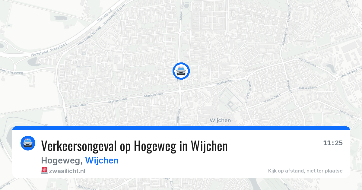 Verkeersongeval op Hogeweg in Wijchen — 28 mei 2026