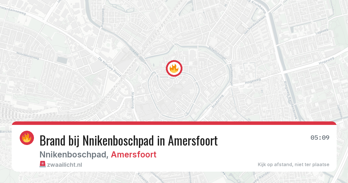 Brand bij Nnikenboschpad in Amersfoort — 16 jun 2026