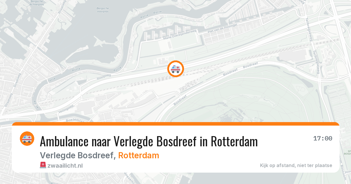 Ambulance naar Verlegde Bosdreef in Rotterdam — 29 jun 2026