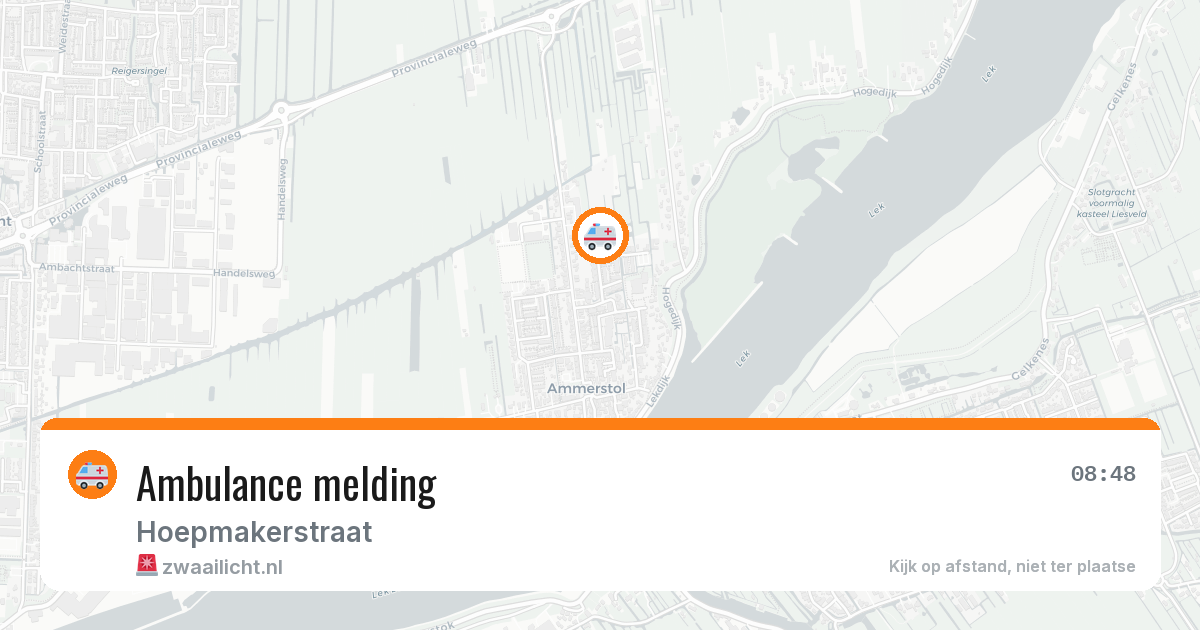 Ambulance melding — 13 jun 2026