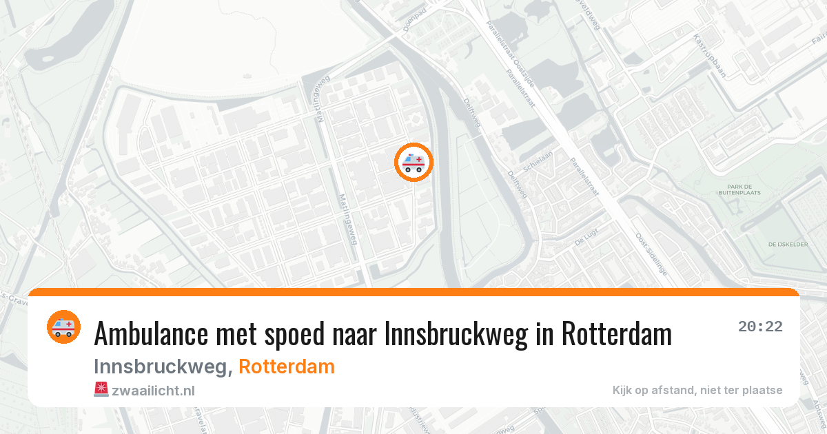 Ambulance met spoed naar Innsbruckweg in Rotterdam — 26 mrt 2026