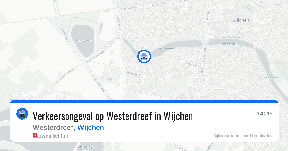 Verkeersongeval op Westerdreef in Wijchen — 26 mrt 2026