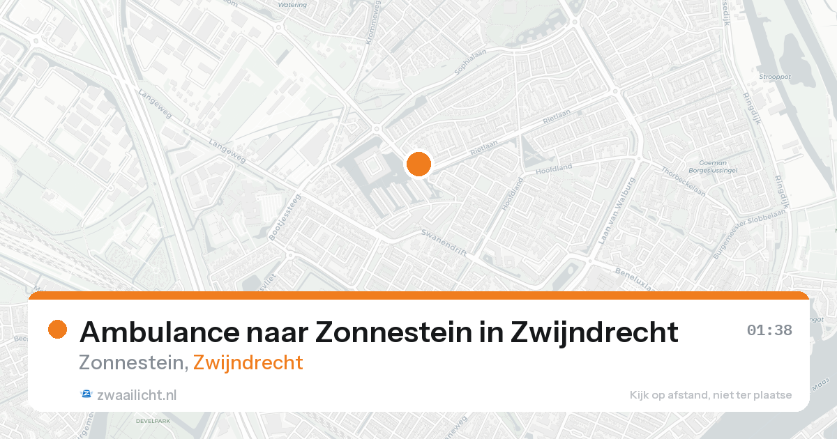 Ambulance naar Zonnestein in Zwijndrecht — 8 feb 2026