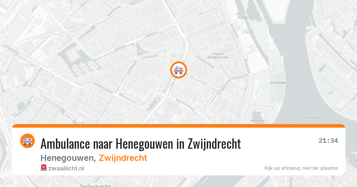 Ambulance naar Henegouwen in Zwijndrecht — 28 mei 2026